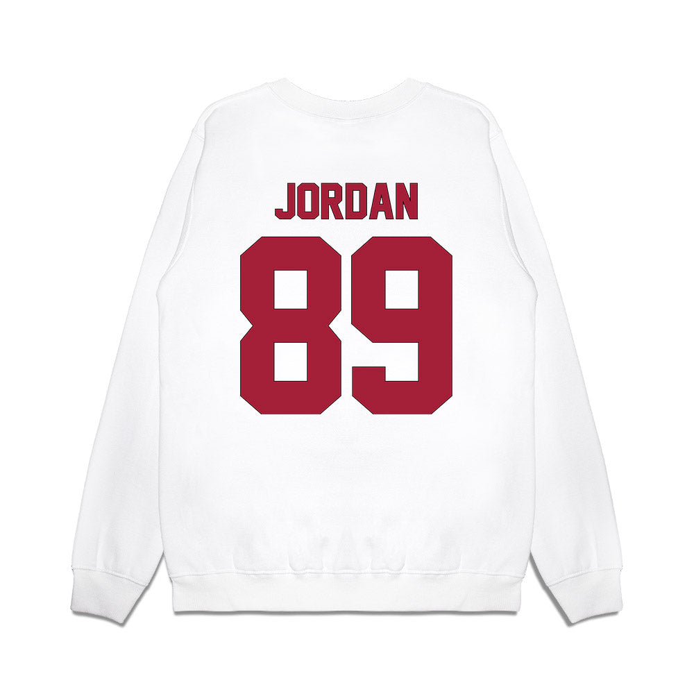 Indiana - NCAA Football : Camden Jordan - Vintage Helmet Premium Crewneck Sweatshirt-1