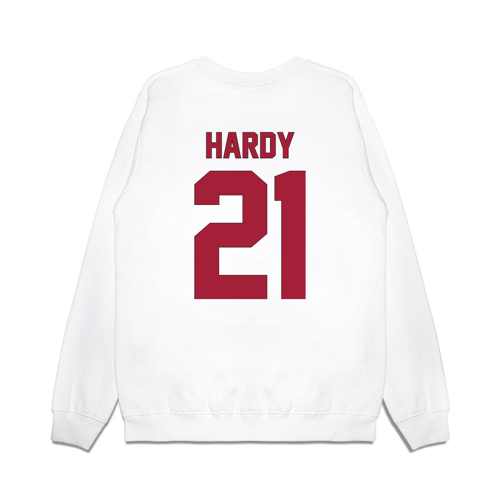 Indiana - NCAA Football : Rolijah Hardy - Vintage Helmet Premium Crewneck Sweatshirt-1