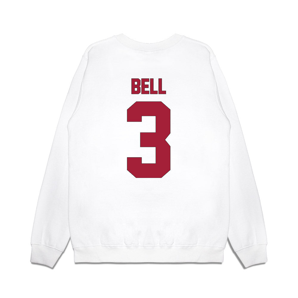 Indiana - NCAA Football : Jaylen Bell - Vintage Helmet Premium Crewneck Sweatshirt-1