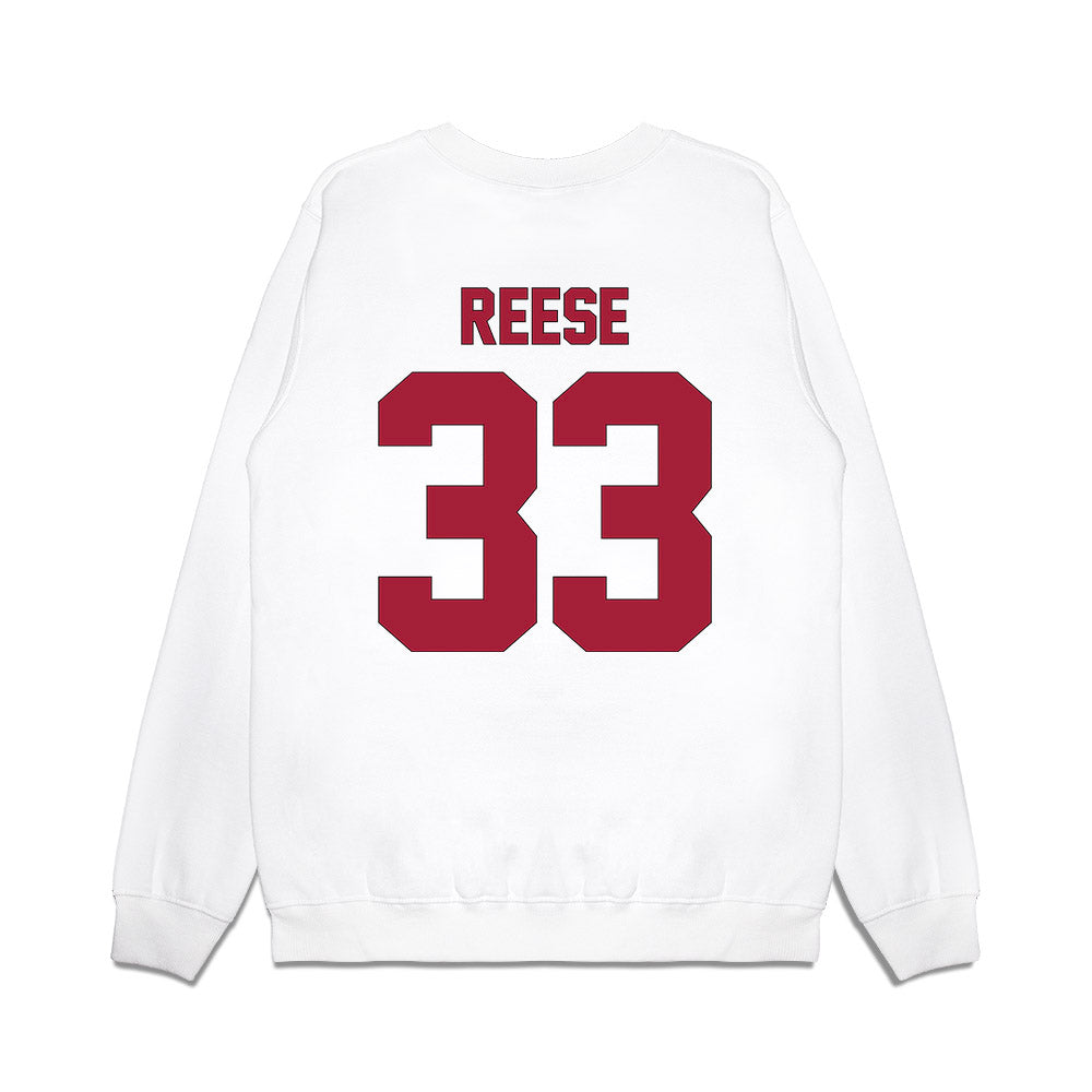 Indiana - NCAA Football : Garrett Reese - Vintage Helmet Premium Crewneck Sweatshirt-1