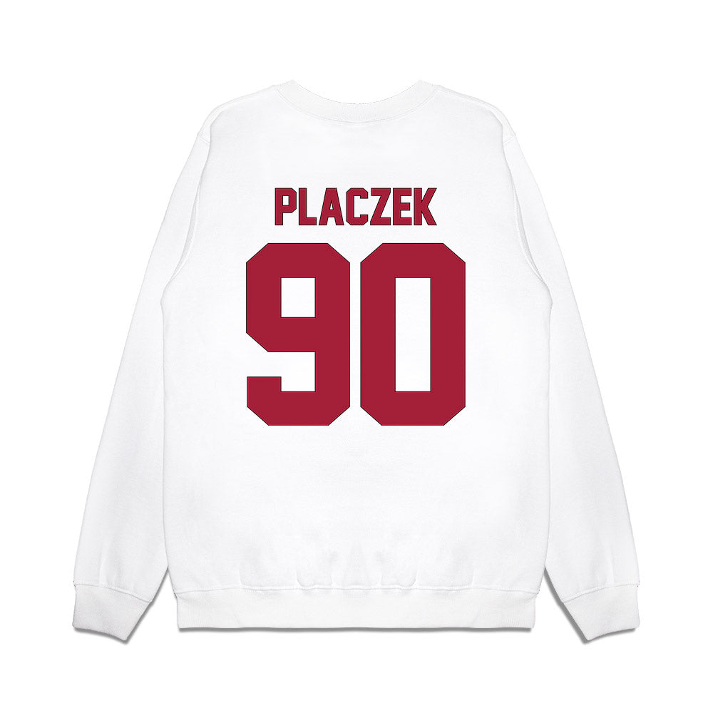 Indiana - NCAA Football : Josh Placzek - Vintage Helmet Premium Crewneck Sweatshirt-1