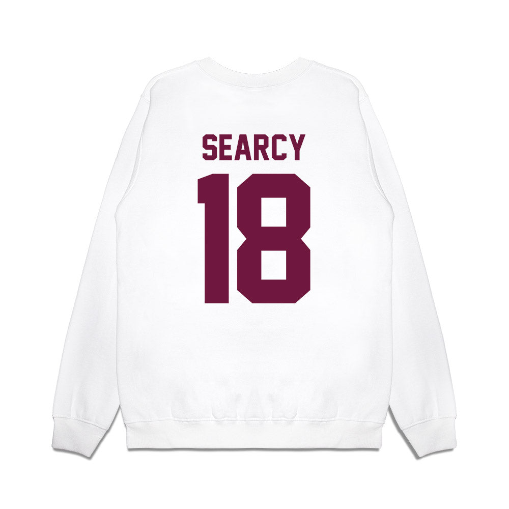 Texas A&M - NCAA Football : T.J. Searcy - Vintage Helmet Premium Crewneck Sweatshirt-1