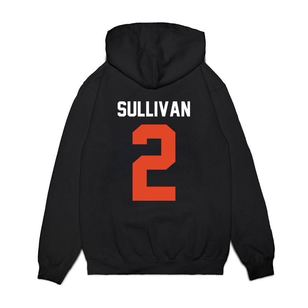 Oregon State - NCAA Football : Aiden Sullivan - Vintage Helmet Premium Hooded Sweatshirt-1