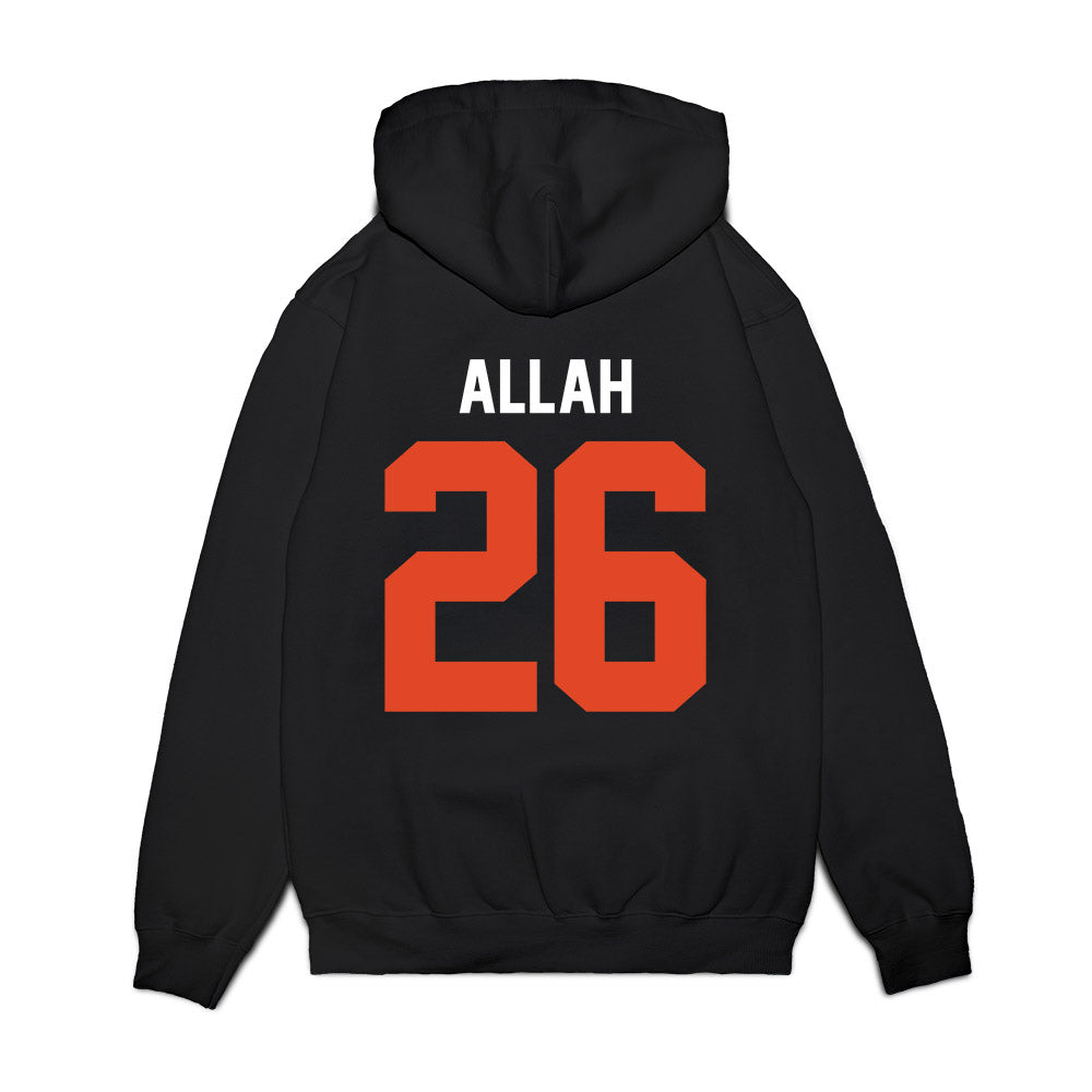 Oregon State - NCAA Football : Salahadin Allah - Vintage Helmet Premium Hooded Sweatshirt-1