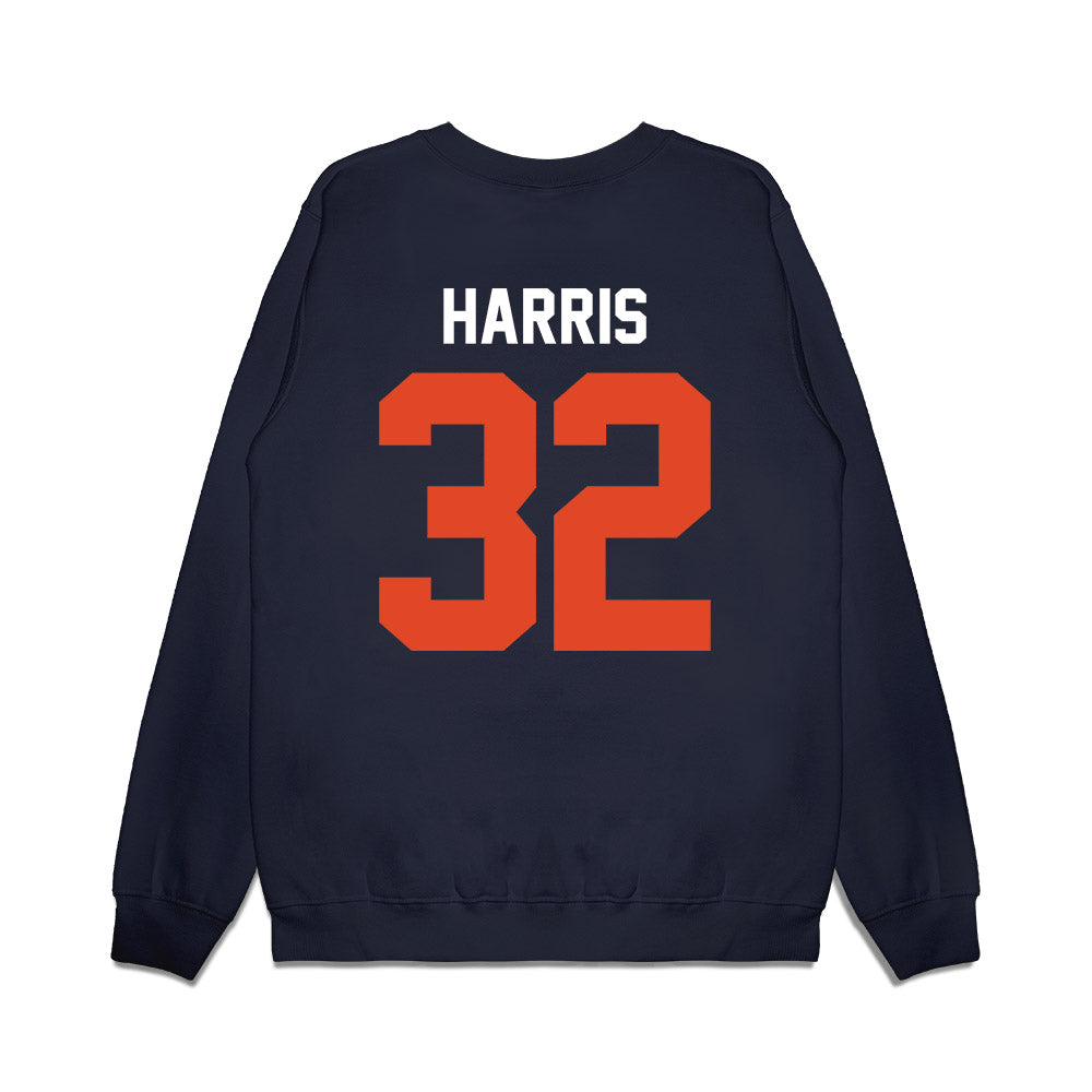 Oregon State - NCAA Football : Walker Harris - Vintage Helmet Premium Crewneck Sweatshirt-1