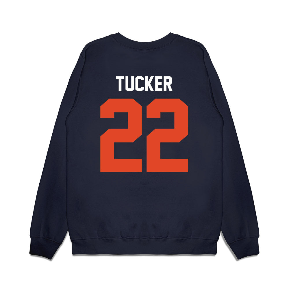 Oregon State - NCAA Football : Jalil Tucker - Vintage Helmet Premium Crewneck Sweatshirt-1