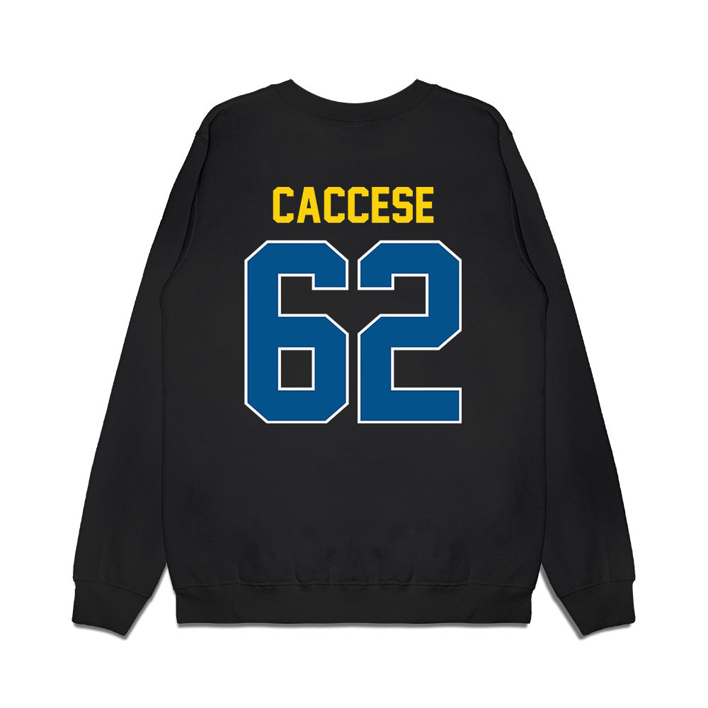 Delaware - NCAA Football : Anthony Caccese - Vintage Helmet Premium Crewneck Sweatshirt-1