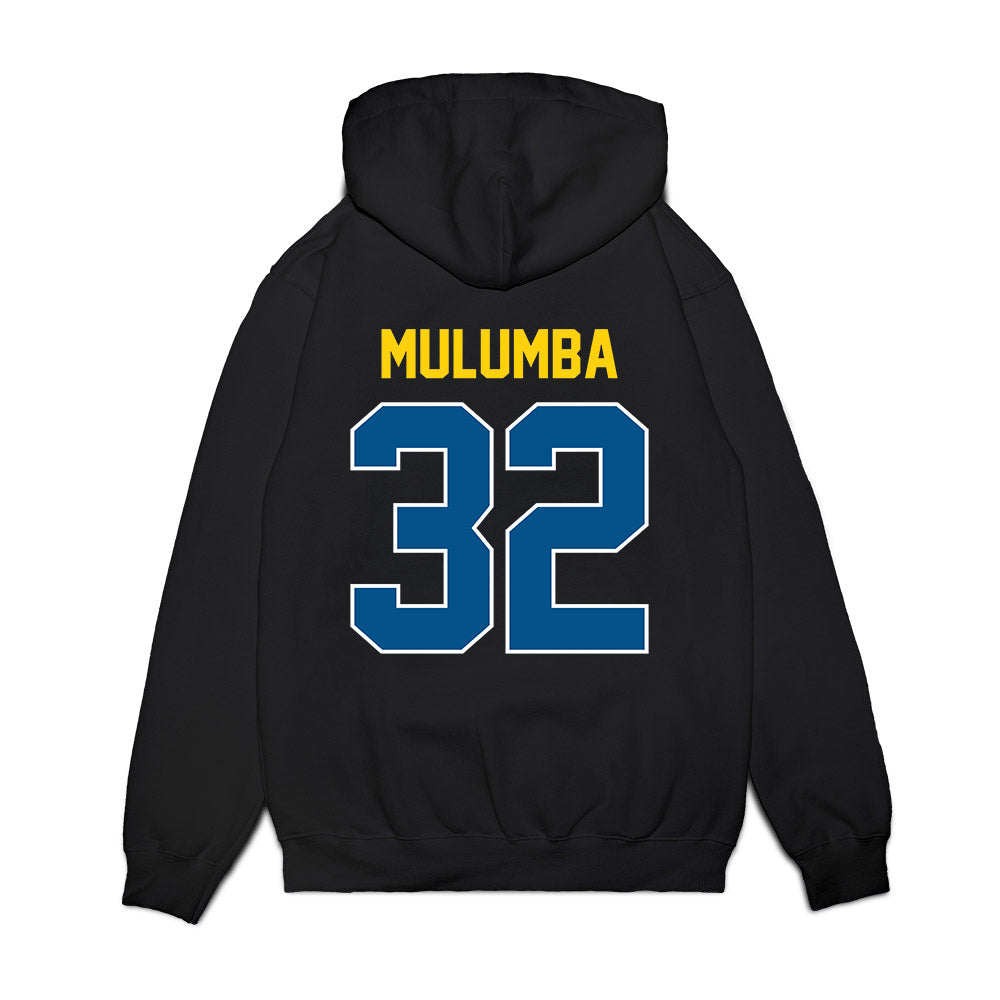 Delaware - NCAA Football : Marje Mulumba - Vintage Helmet Premium Hooded Sweatshirt-1