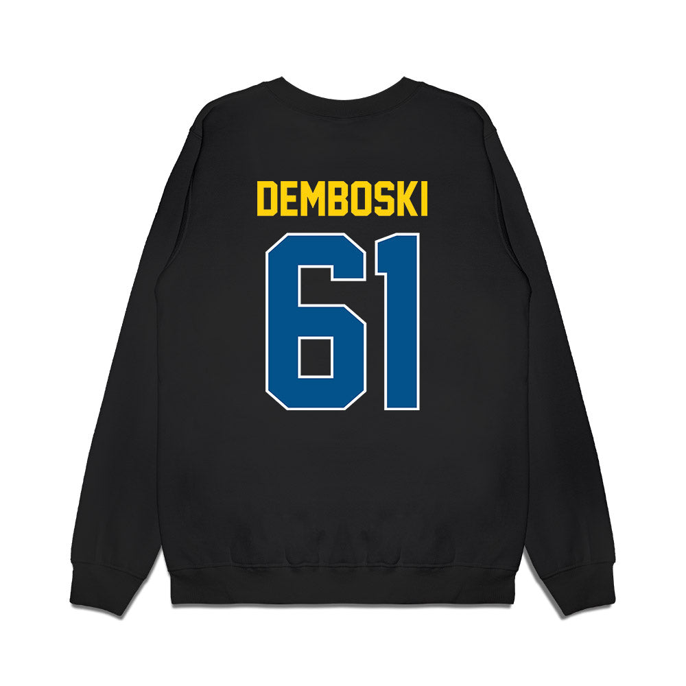 Delaware - NCAA Football : Steven Demboski - Vintage Helmet Premium Crewneck Sweatshirt-1