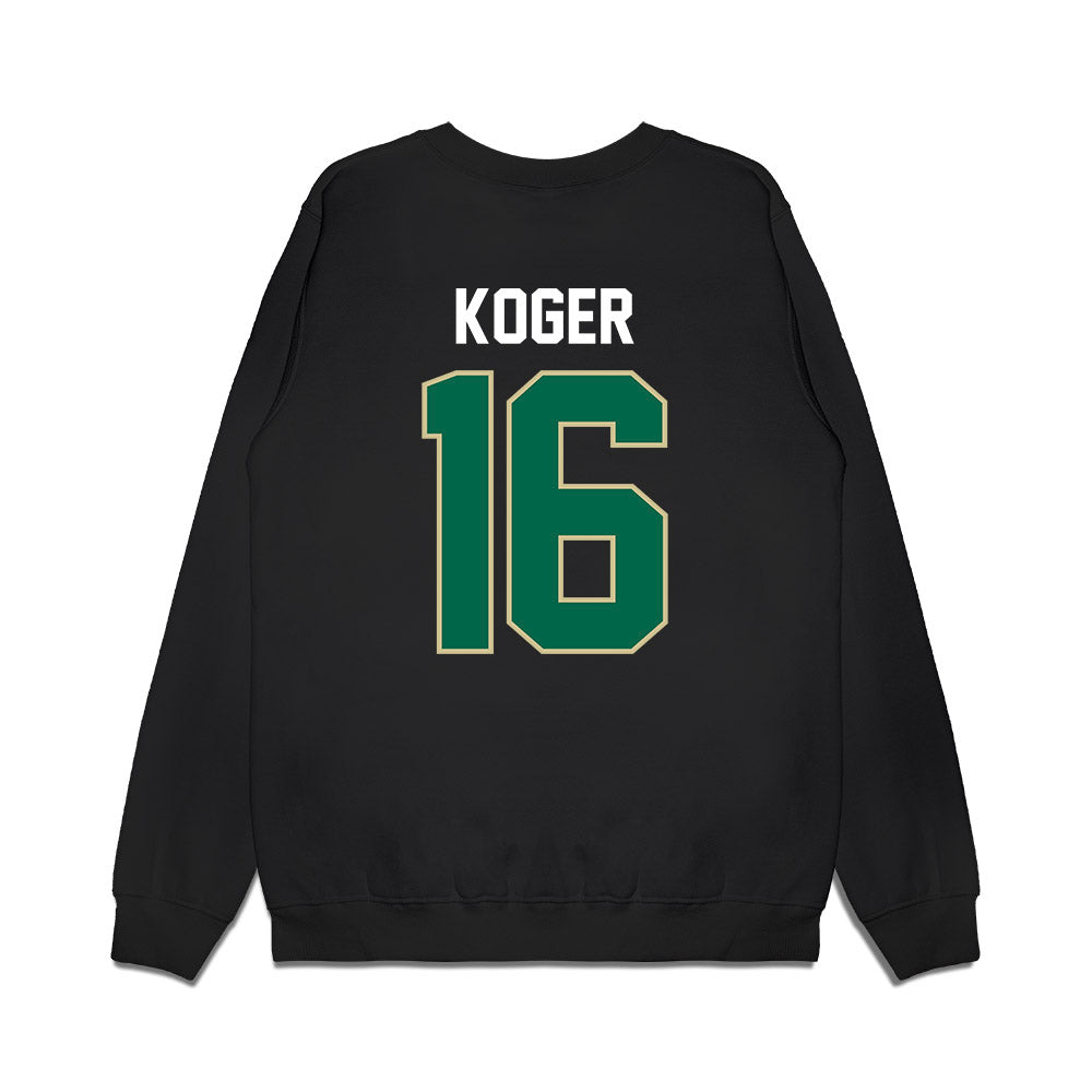 USF - NCAA Football : Jeremiah Koger - Vintage Helmet Premium Crewneck Sweatshirt-1