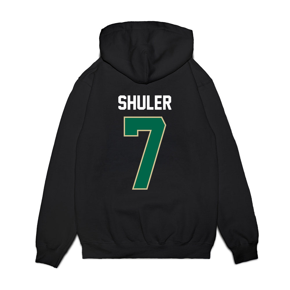 USF - NCAA Football : Jhalyn Shuler - Vintage Helmet Premium Hooded Sweatshirt-1