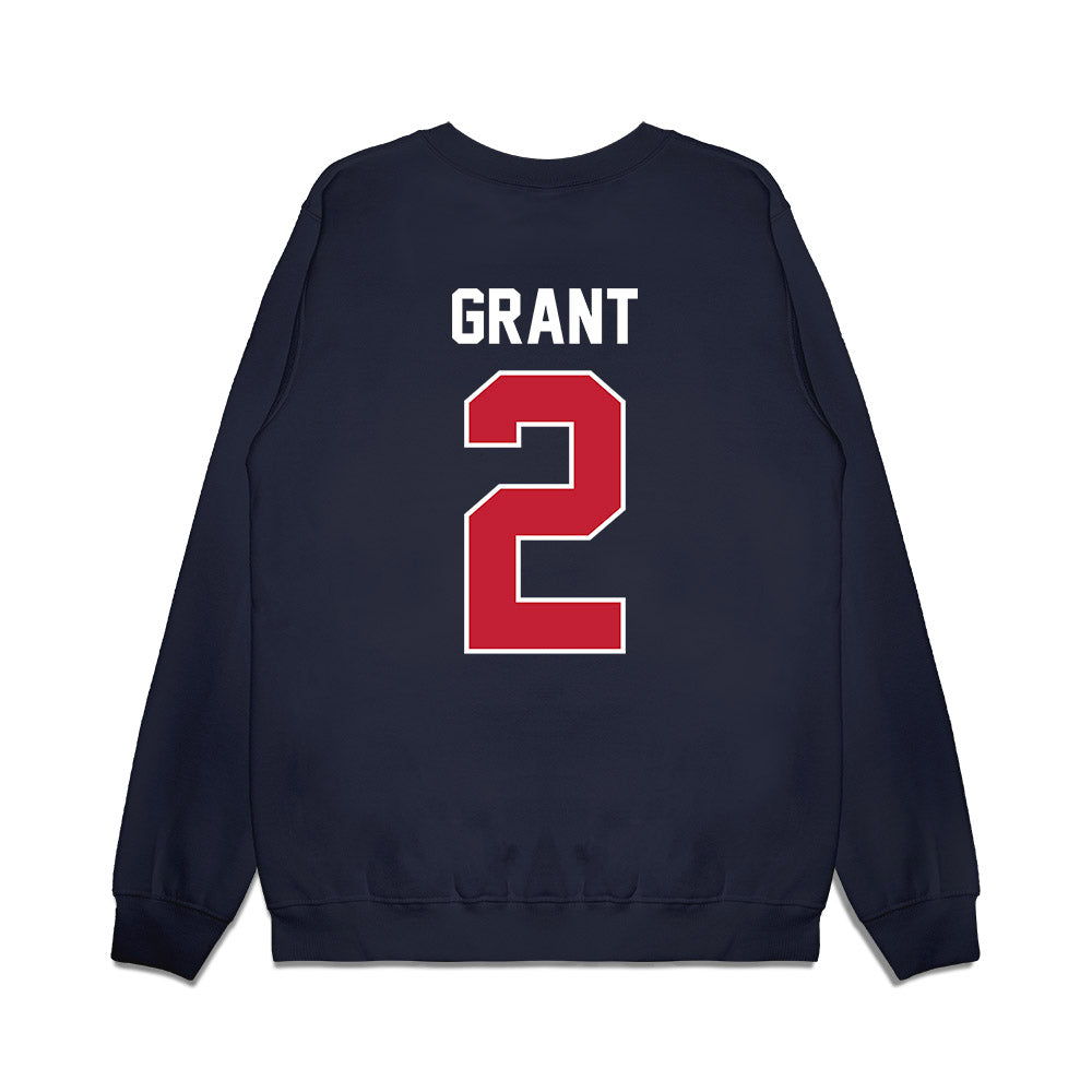 Richmond - NCAA Football : Jeremiah Grant - Vintage Helmet Premium Crewneck Sweatshirt-1