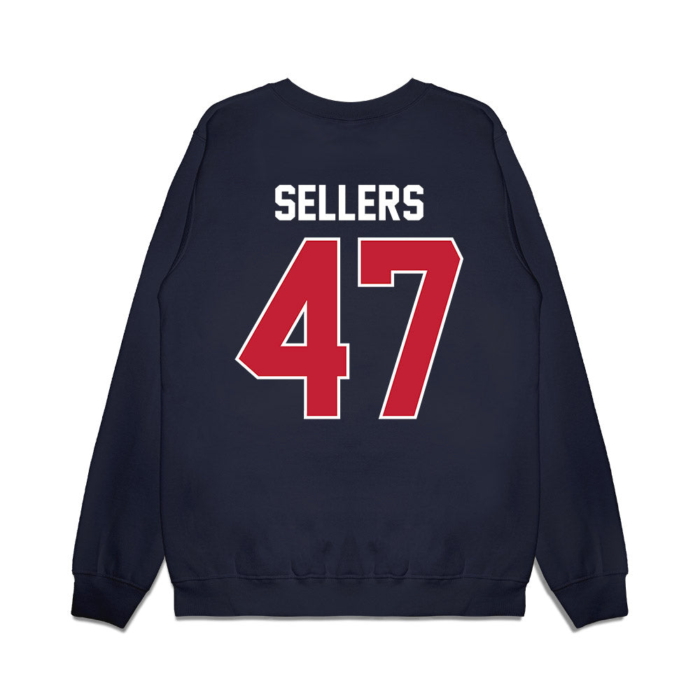 Richmond - NCAA Football : Daniel Sellers - Vintage Helmet Premium Crewneck Sweatshirt-1