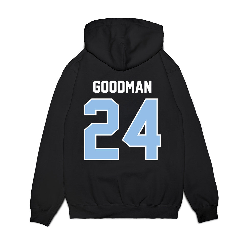 Old Dominion - NCAA Football : Dirrick Goodman - Vintage Helmet Premium Hooded Sweatshirt-1