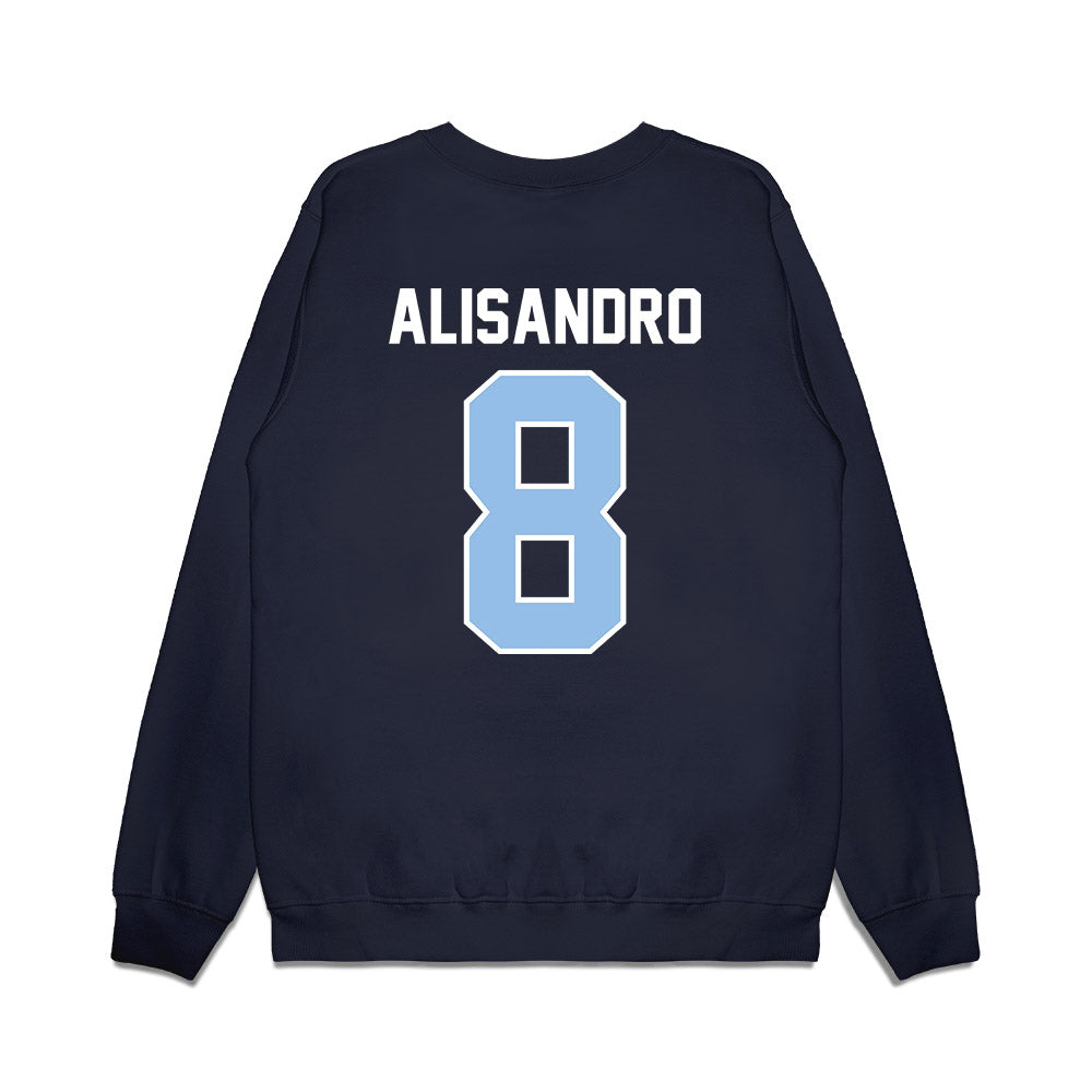 Old Dominion - NCAA Football : Botros Alisandro - Vintage Helmet Premium Crewneck Sweatshirt-1