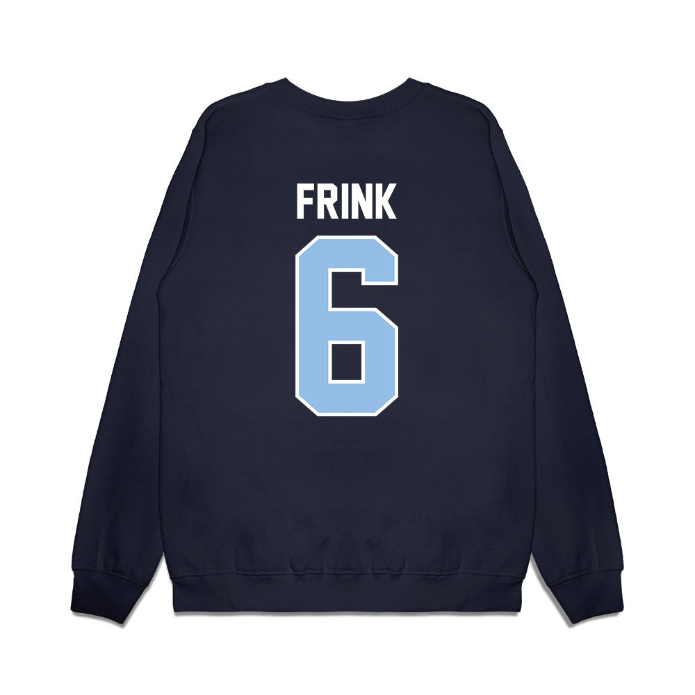 Old Dominion - NCAA Football : Zion Frink - Vintage Helmet Premium Crewneck Sweatshirt-1