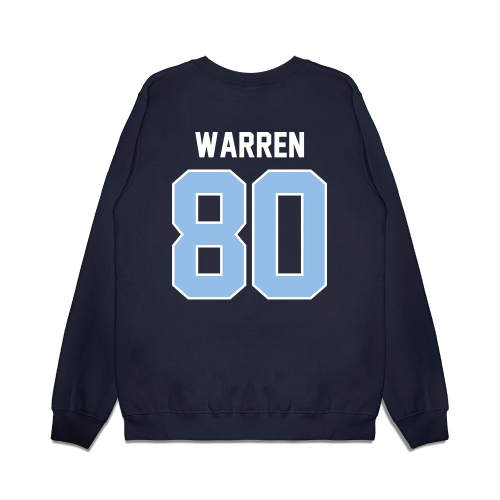 Old Dominion - NCAA Football : Christopher Warren - Vintage Helmet Premium Crewneck Sweatshirt-1