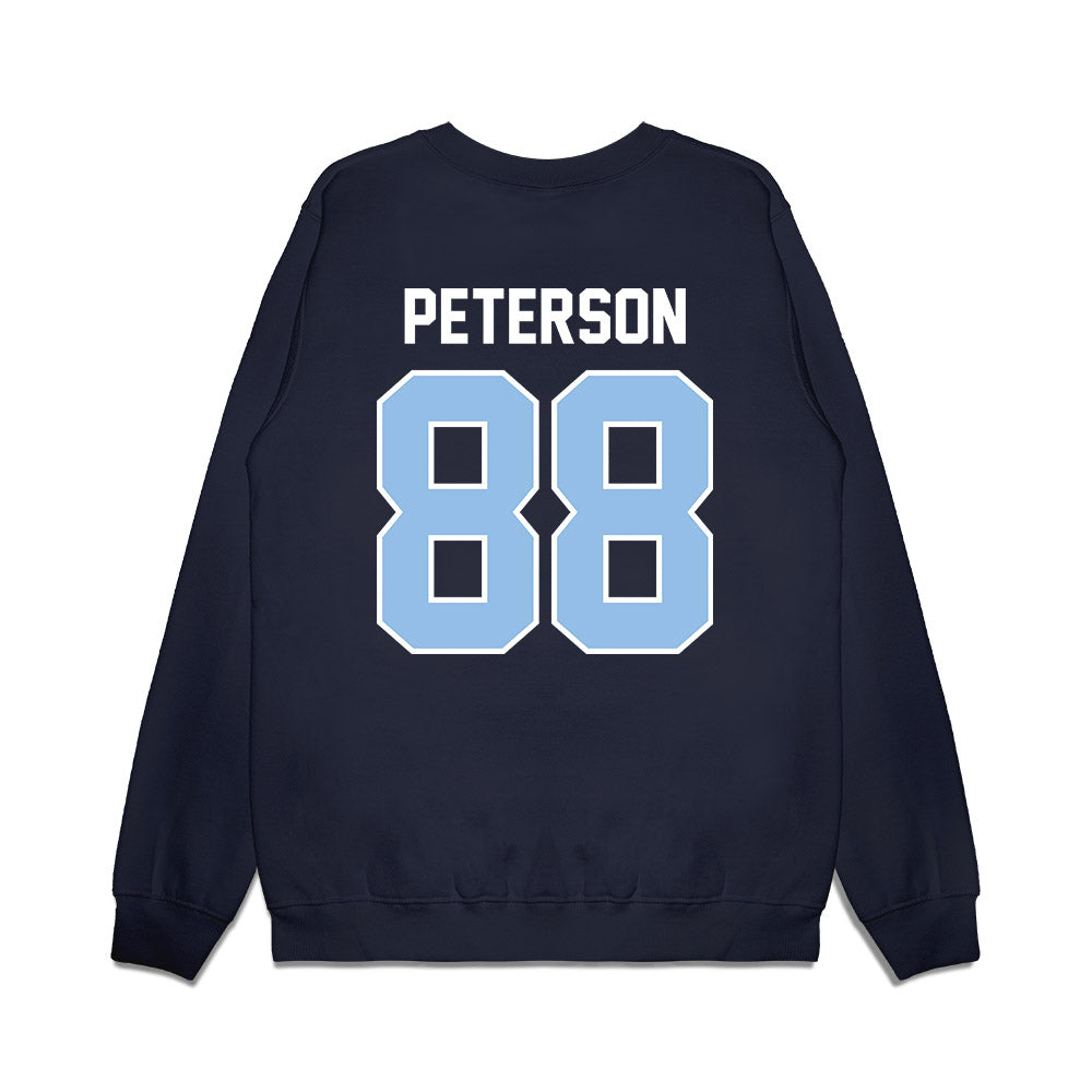 Old Dominion - NCAA Football : Karl Peterson - Vintage Helmet Premium Crewneck Sweatshirt-1