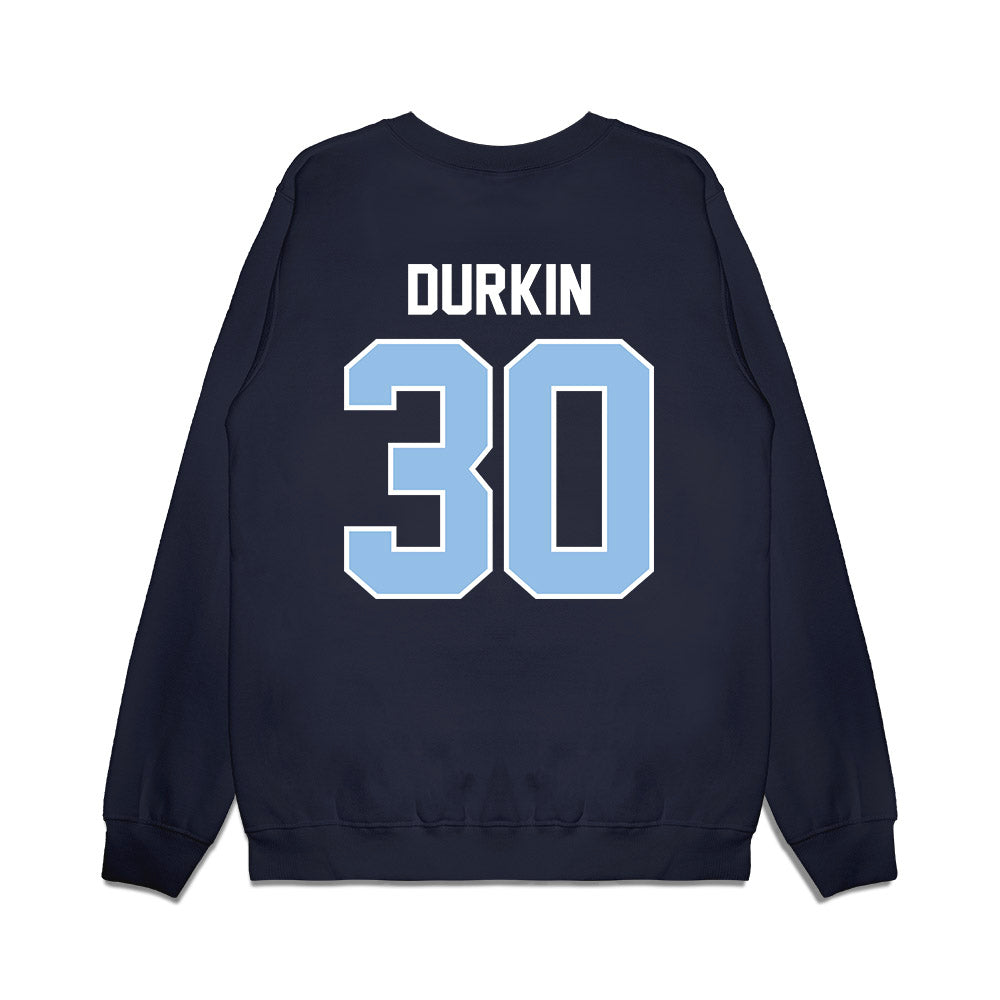 Old Dominion - NCAA Football : Brendan Durkin - Vintage Helmet Premium Crewneck Sweatshirt-1