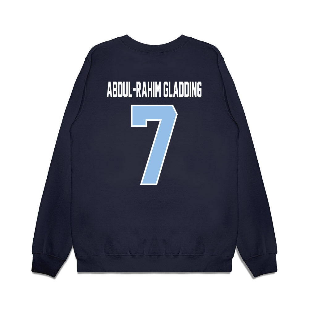 Old Dominion - NCAA Football : Na'eem Abdul-Rahim Gladding - Vintage Helmet Premium Crewneck Sweatshirt-1