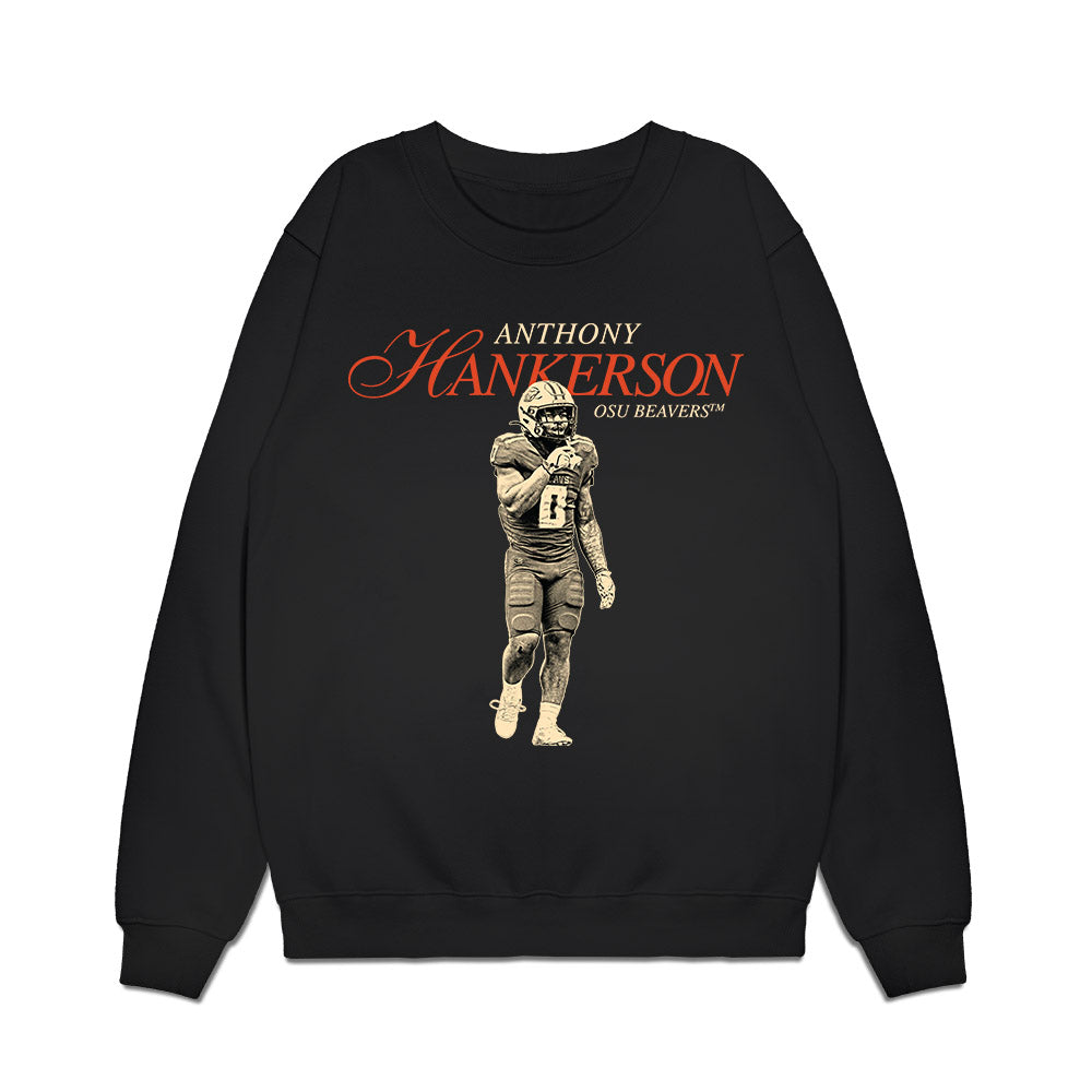 Oregon State - NCAA Football : Anthony Hankerson - Legacy Premium Crewneck Sweatshirt-0
