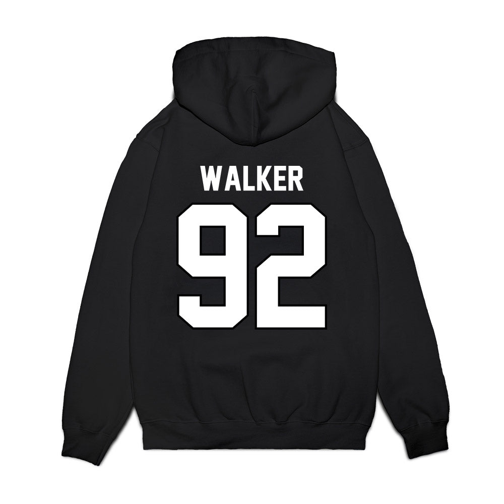 Wisconsin - NCAA Football : Corey Walker - Vintage Helmet Premium Hooded Sweatshirt-1
