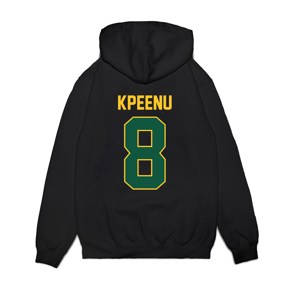 NDSU - NCAA Football : Barika Kpeenu - Vintage Helmet Premium Hooded Sweatshirt-1