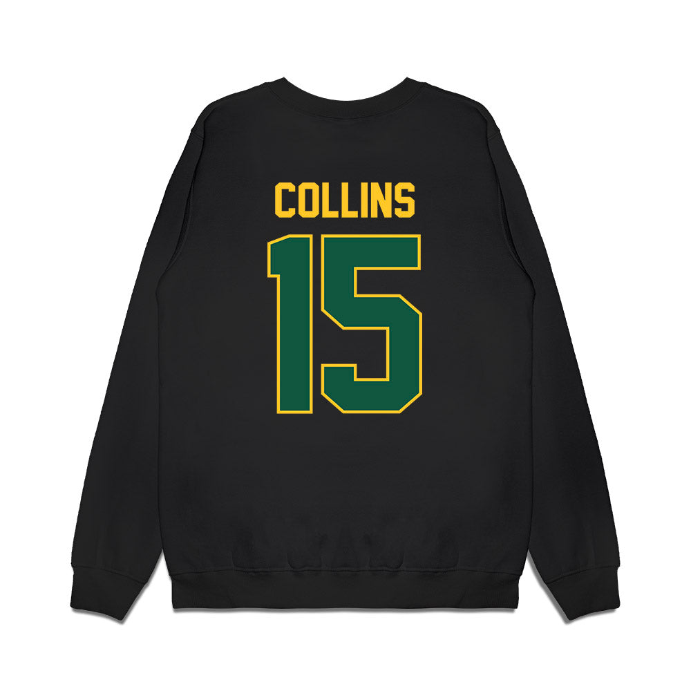 NDSU - NCAA Football : Mekhi Collins - Vintage Helmet Premium Crewneck Sweatshirt-1