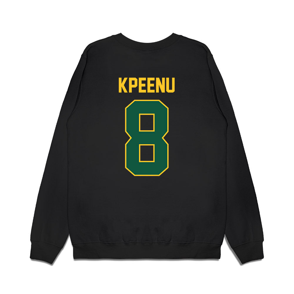 NDSU - NCAA Football : Barika Kpeenu - Vintage Helmet Premium Crewneck Sweatshirt-1