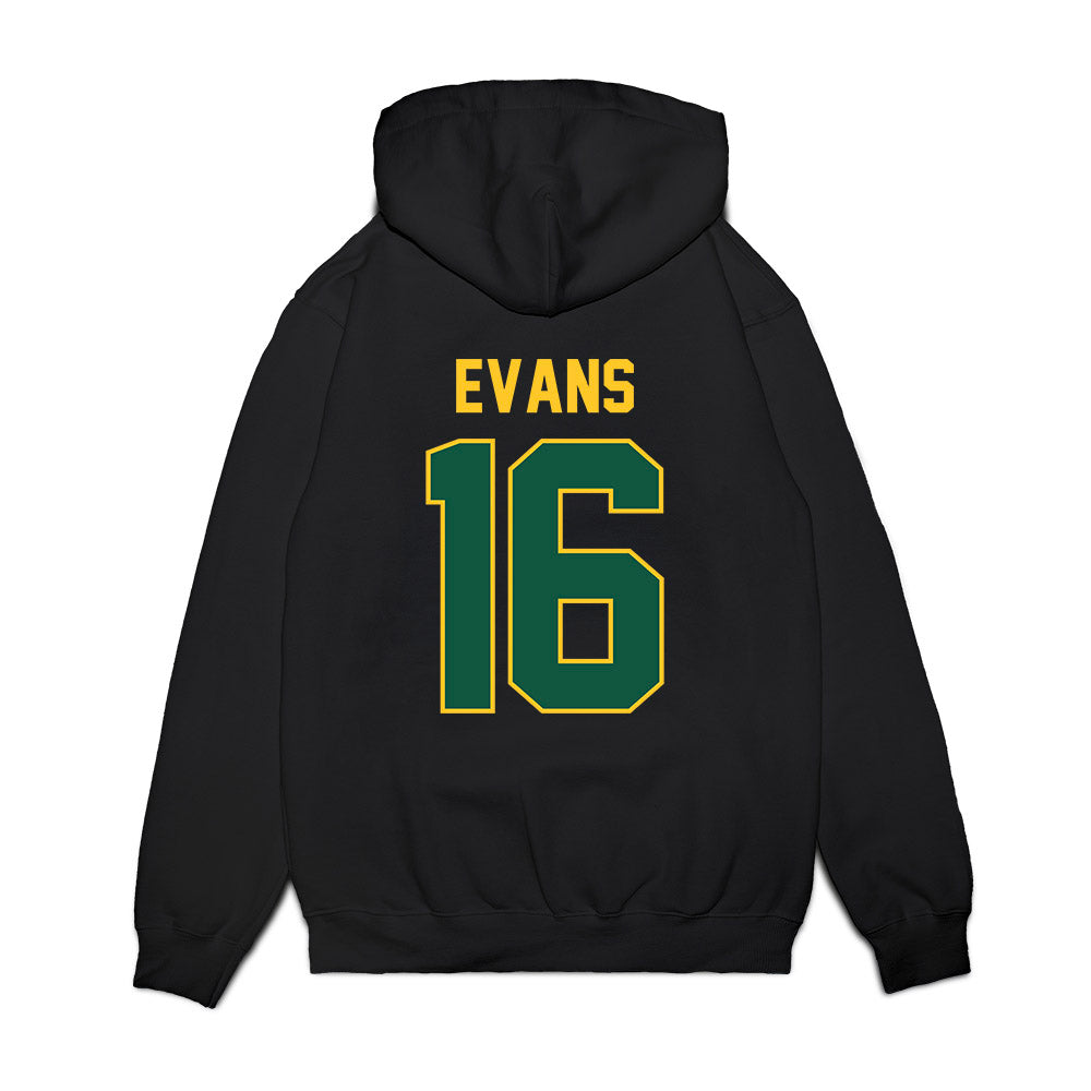 NDSU - NCAA Football : Silas Evans - Vintage Helmet Premium Hooded Sweatshirt-1