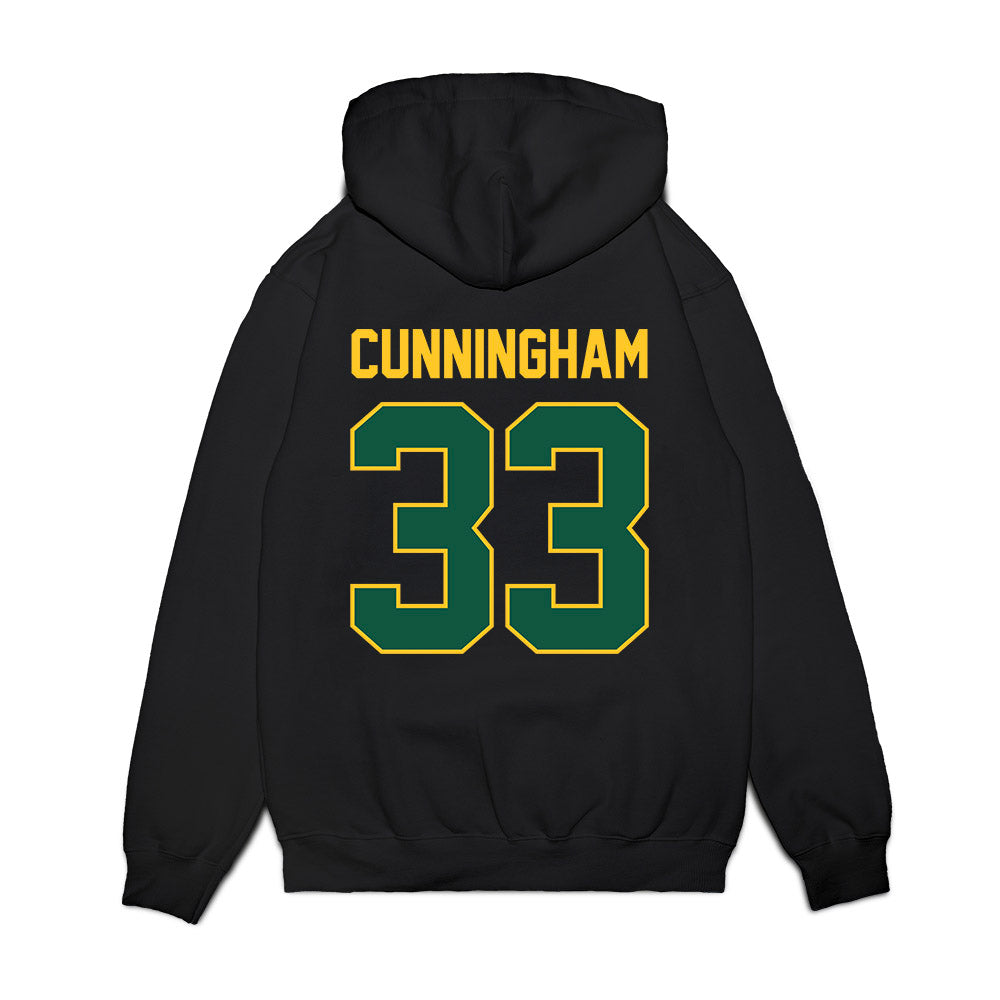NDSU - NCAA Football : Gabriel Cunningham - Vintage Helmet Premium Hooded Sweatshirt-1