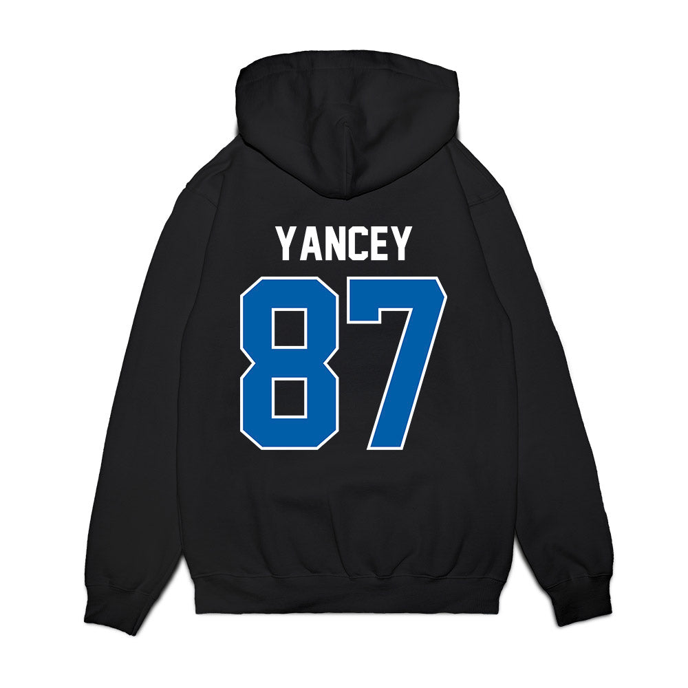 Buffalo - NCAA Football : Speedy Yancey - Vintage Helmet Premium Hooded Sweatshirt-1
