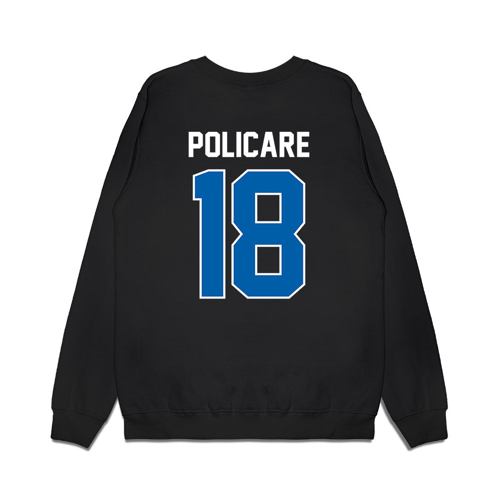 Buffalo - NCAA Football : Anthony Policare - Vintage Helmet Premium Crewneck Sweatshirt-1