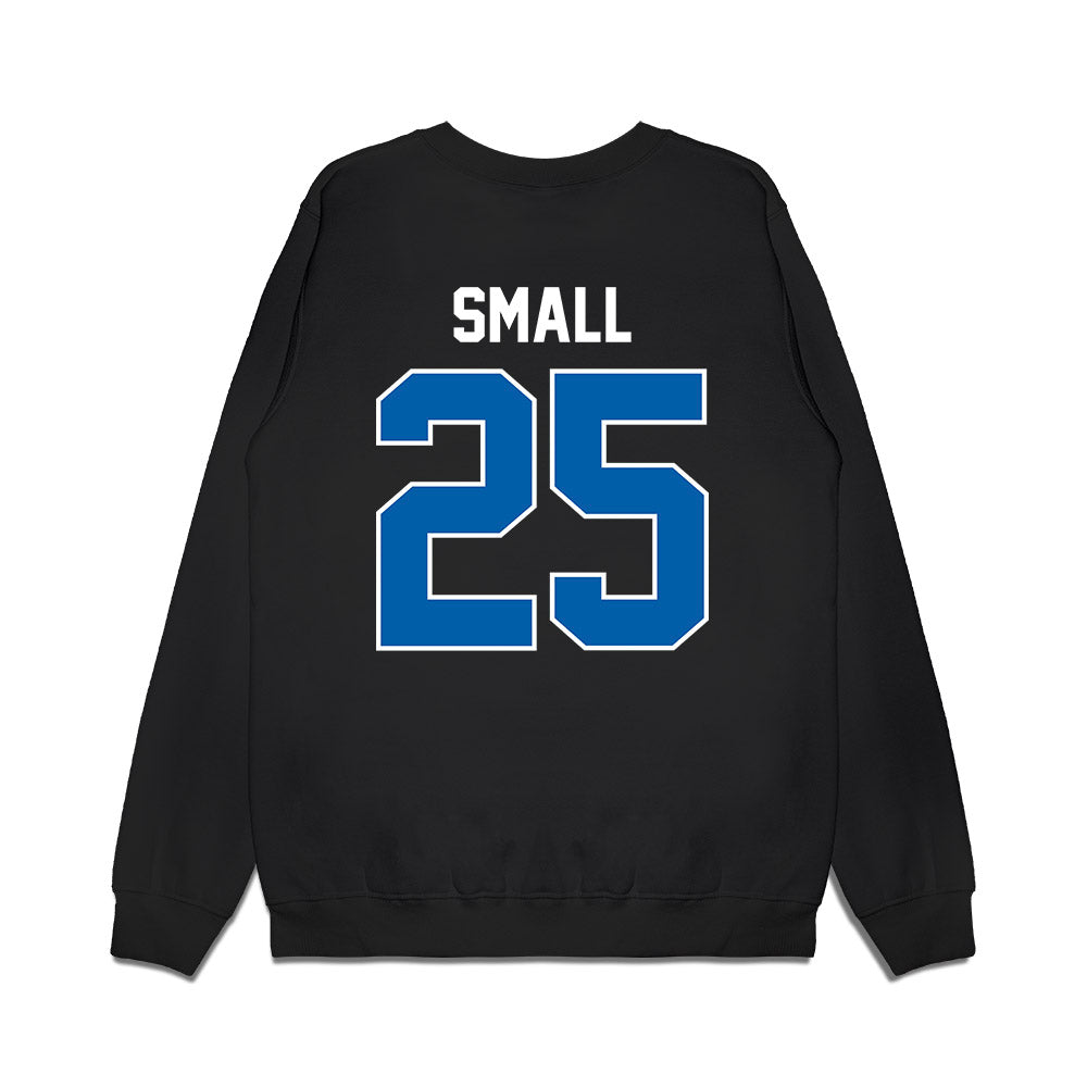 Buffalo - NCAA Football : Jackson Small - Vintage Helmet Premium Crewneck Sweatshirt-1