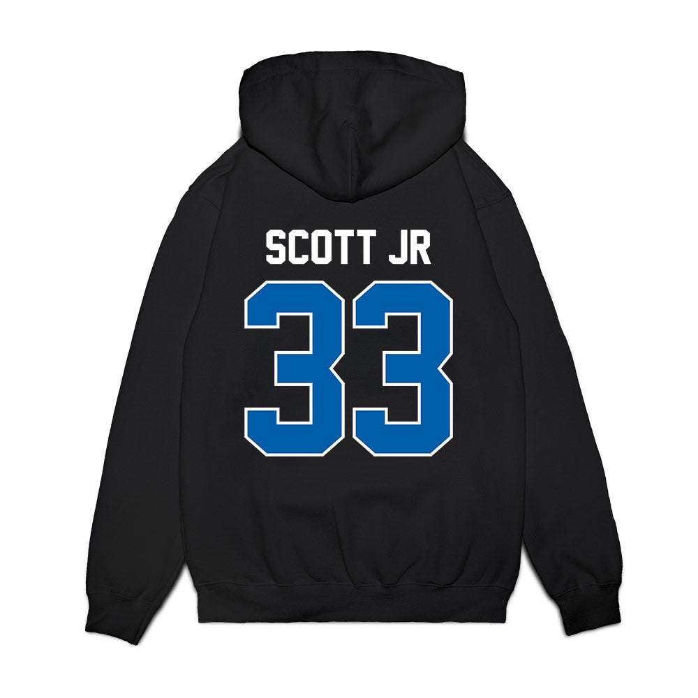 Buffalo - NCAA Football : Mark Anthony Scott Jr - Vintage Helmet Premium Hooded Sweatshirt-1