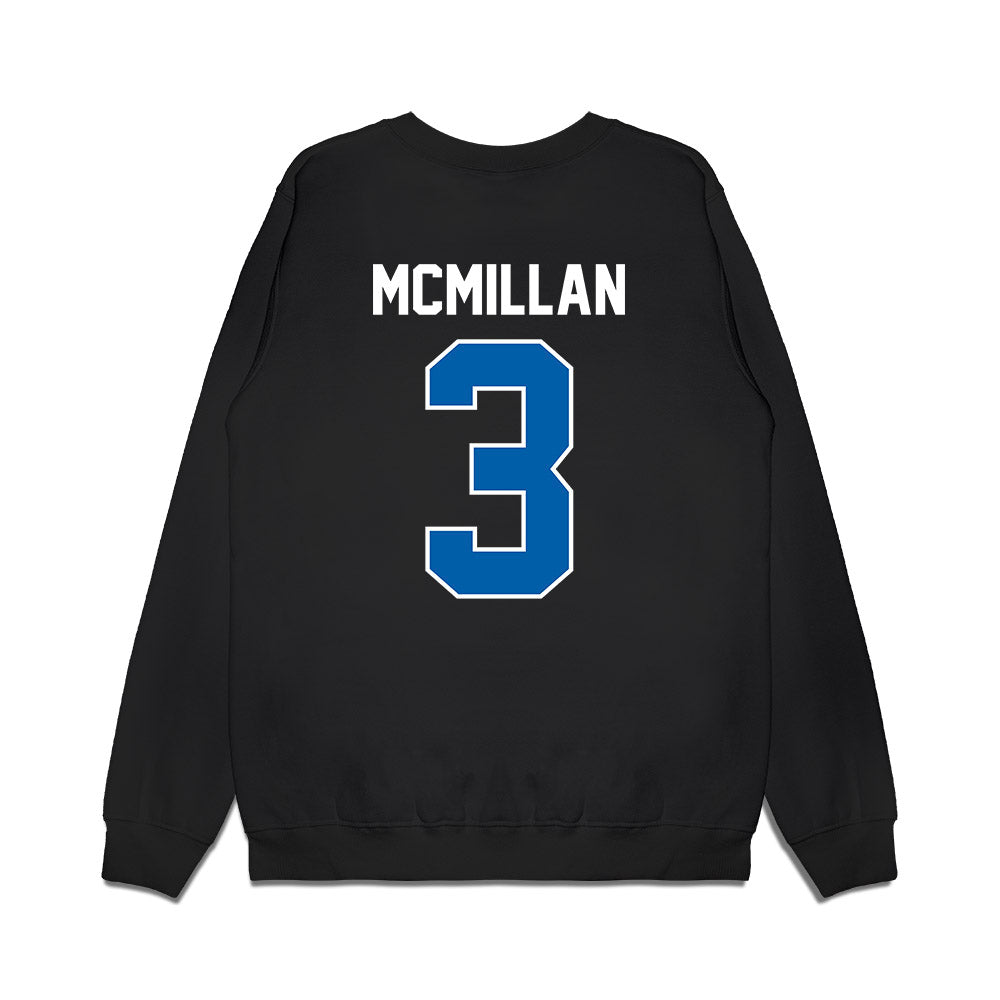 Buffalo - NCAA Football : Nik McMillan - Vintage Helmet Premium Crewneck Sweatshirt-1