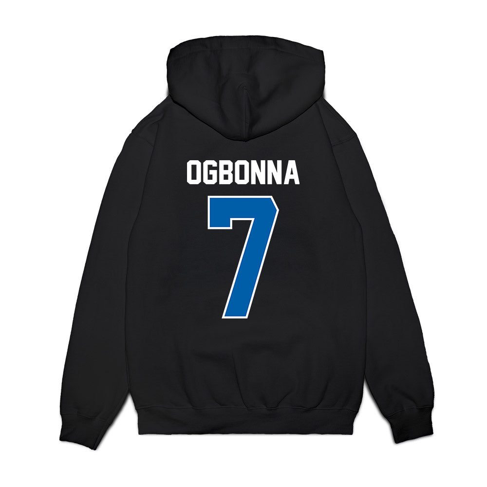 Buffalo - NCAA Football : Cj Ogbonna - Vintage Helmet Premium Hooded Sweatshirt-1