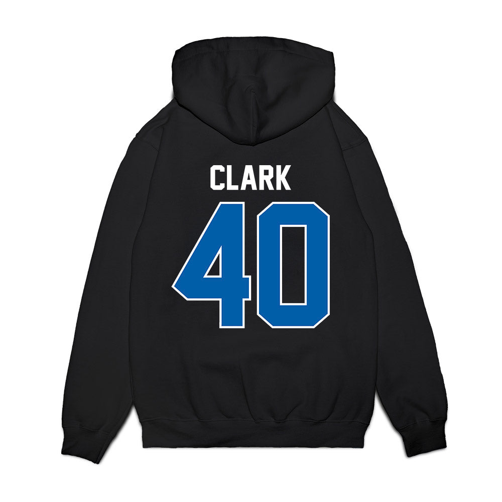 Buffalo - NCAA Football : William Clark - Vintage Helmet Premium Hooded Sweatshirt-1