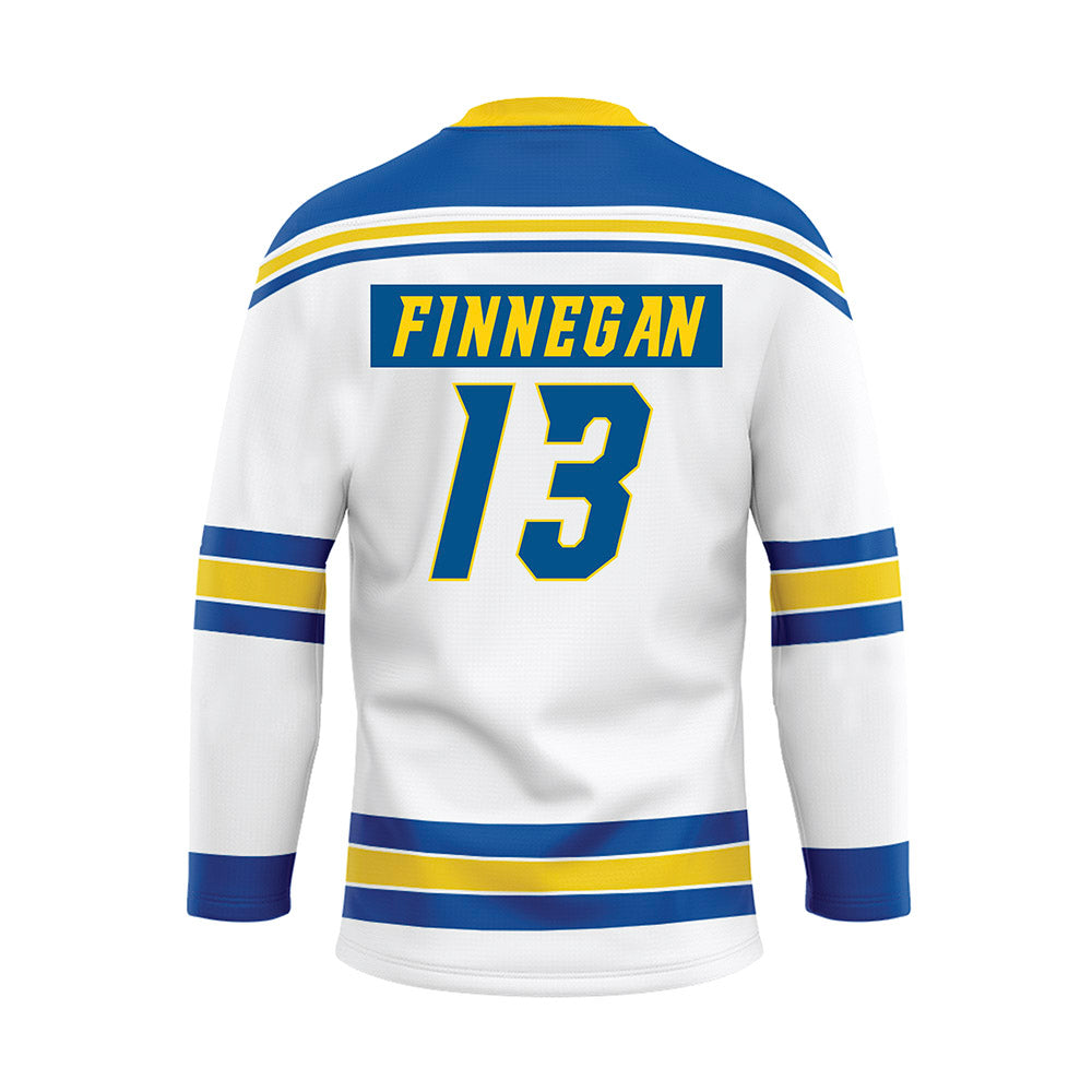 Delaware - NCAA Ice Hockey : Kaitlin Finnegan - White Hockey Jersey-1
