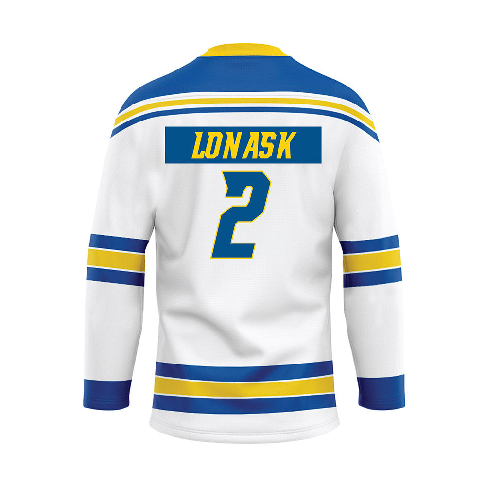 Delaware - NCAA Ice Hockey : Lexie Lonask - White Hockey Jersey-1