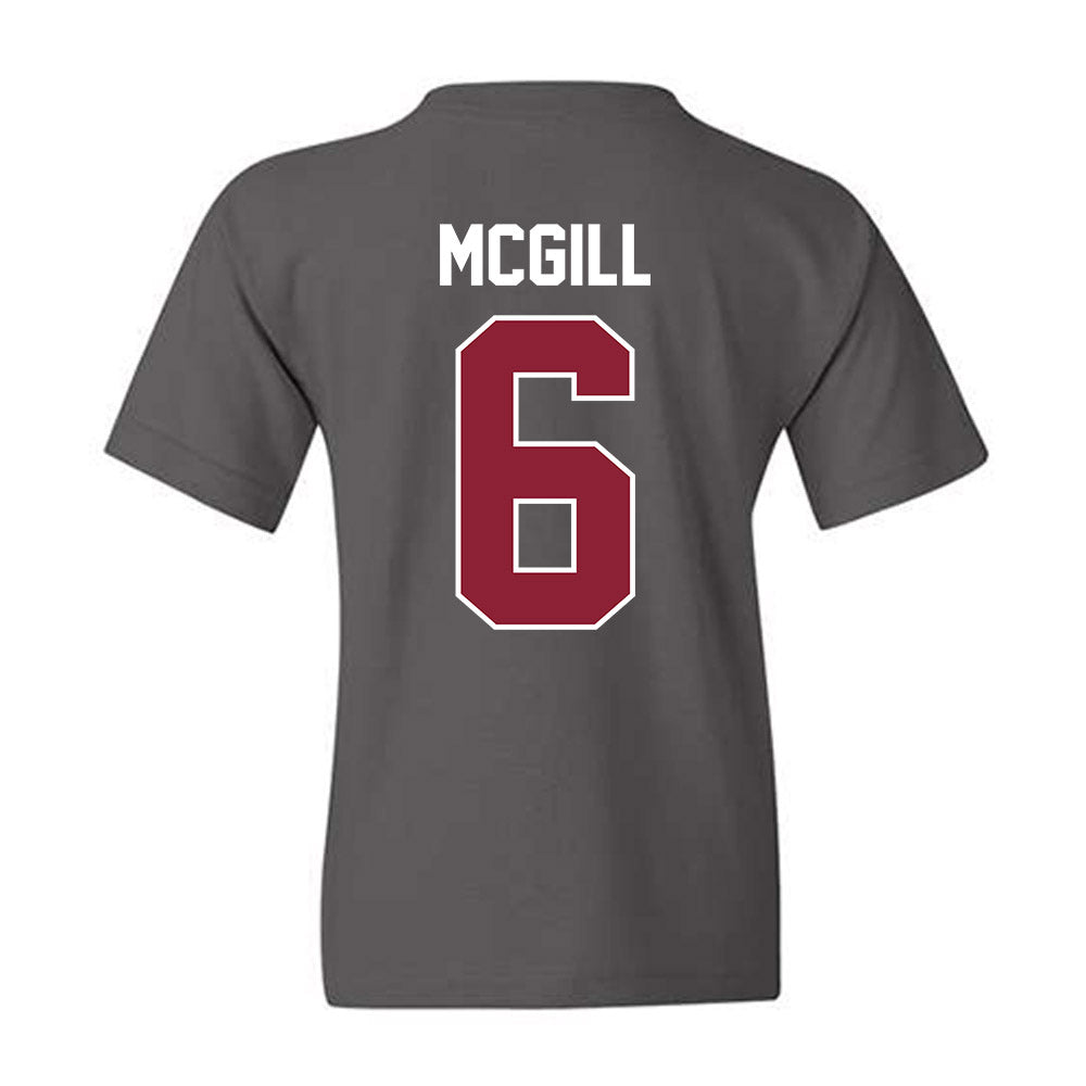 UMass - NCAA Football : Jeremiah McGill - Vintage Football Youth T-Shirt-1