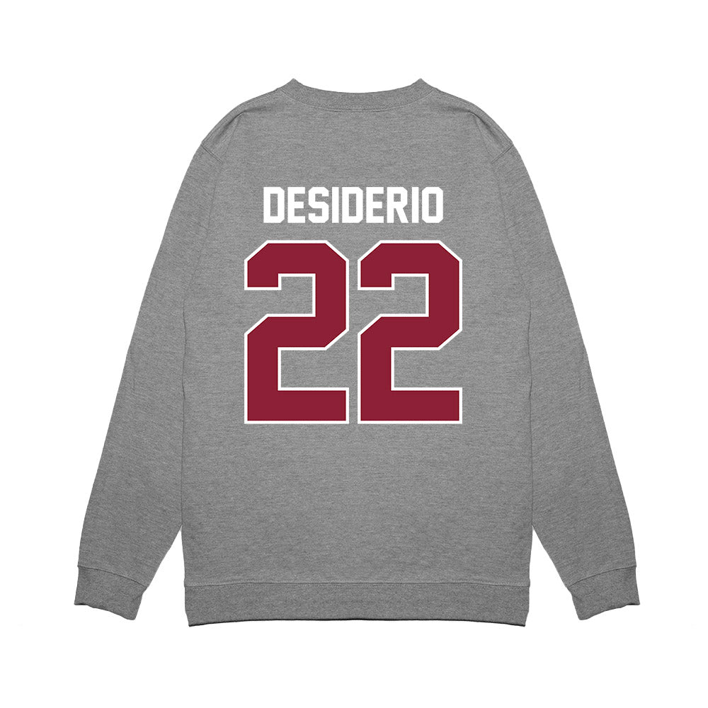 UMass - NCAA Football : Cookie Desiderio - Vintage Football Premium Crewneck Sweatshirt-1