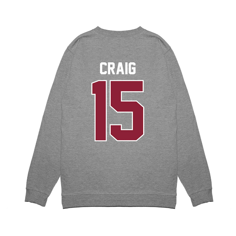 UMass - NCAA Football : Derrieon Craig - Vintage Football Premium Crewneck Sweatshirt-1
