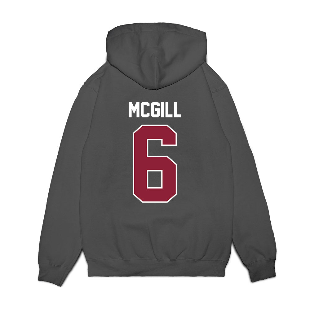 UMass - NCAA Football : Jeremiah McGill - Vintage Football Premium Hooded Sweatshirt-1