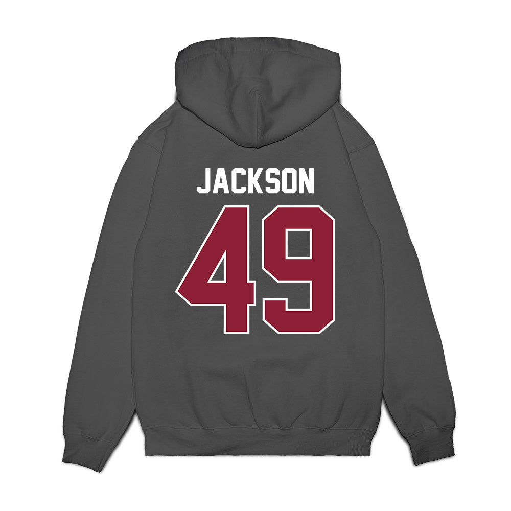 UMass - NCAA Football : Shambre Jackson - Vintage Football Premium Hooded Sweatshirt-1