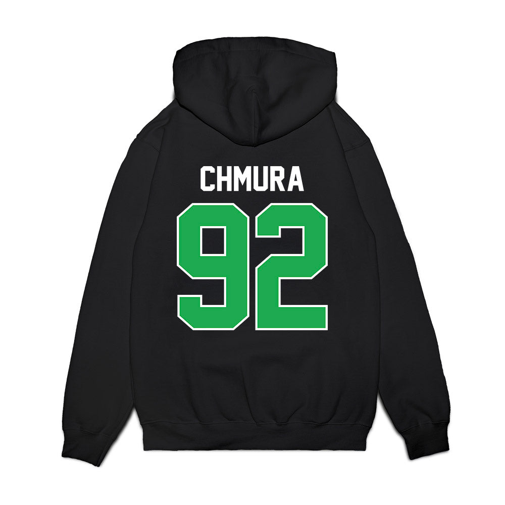 Marshall - NCAA Football : Cameron Chmura - Vintage Helmet Premium Hooded Sweatshirt-1
