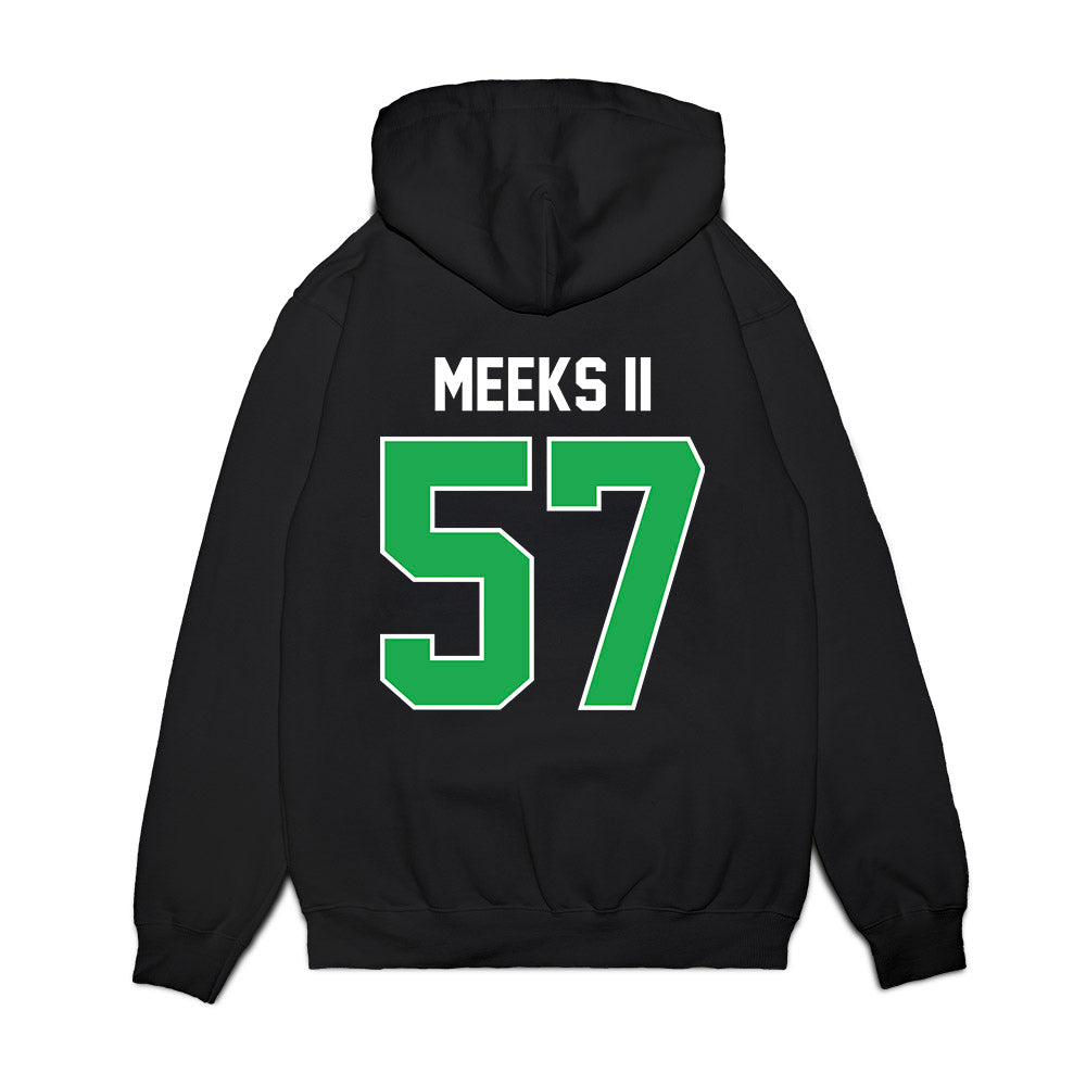 Marshall - NCAA Football : Eric Meeks II - Vintage Helmet Premium Hooded Sweatshirt-1