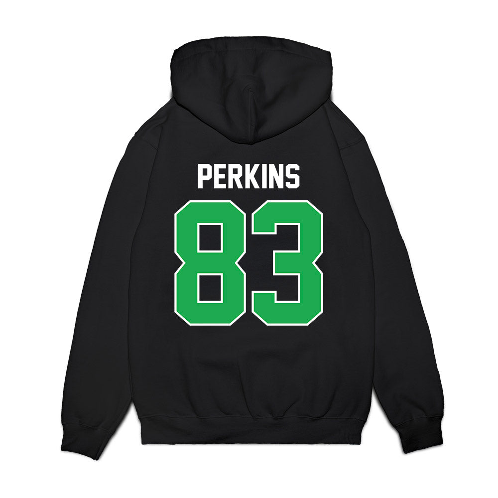 Marshall - NCAA Football : Ty Perkins - Vintage Helmet Premium Hooded Sweatshirt-1
