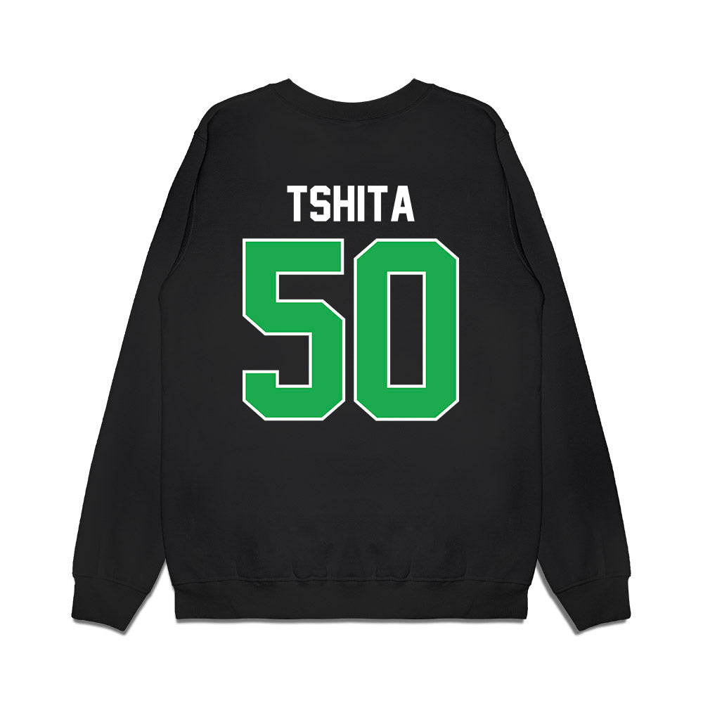 Marshall - NCAA Football : Beni Tshita - Vintage Helmet Premium Crewneck Sweatshirt-1