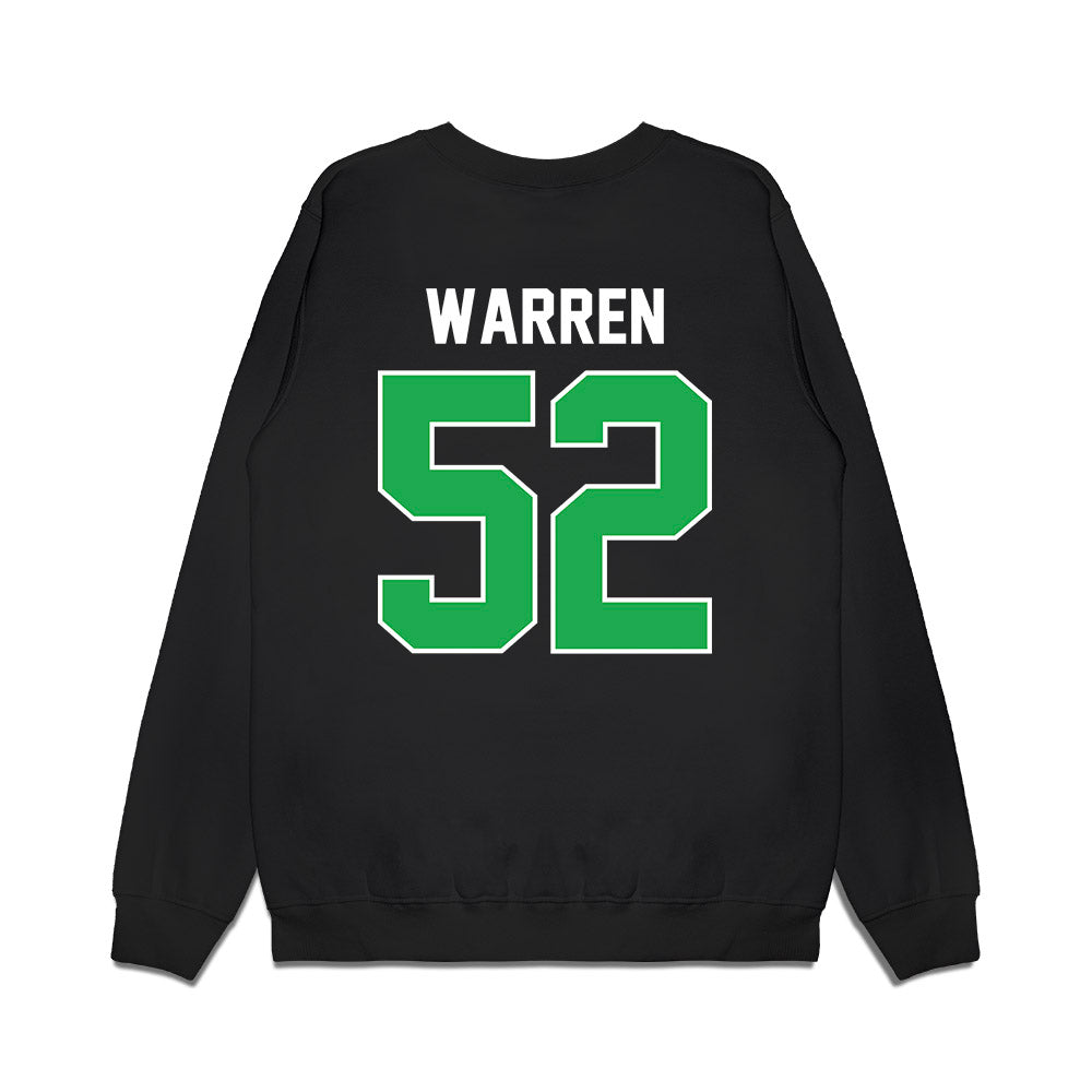Marshall - NCAA Football : Mikailin Warren - Vintage Helmet Premium Crewneck Sweatshirt-1